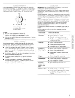 Preview for 9 page of Kenmore 665.9527 Series Use & Care Manual