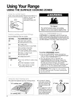 Предварительный просмотр 8 страницы Kenmore 665.95802 Use & Care Manual