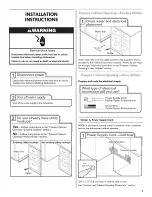 Preview for 7 page of Kenmore 665 Prefix Installation Instructions Manual