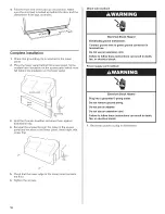 Preview for 16 page of Kenmore 66513206K901 Installation Instructions Manual