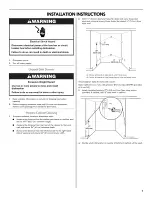 Preview for 7 page of Kenmore 665133426 Installation Instructions Manual