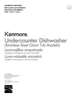 Kenmore 66513966K010 Installation Instructions Manual preview