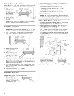 Preview for 8 page of Kenmore 66514212K901 Installation Instructions Manual