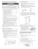 Предварительный просмотр 11 страницы Kenmore 66516012402 Installation Instructions Manual