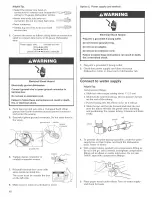 Предварительный просмотр 12 страницы Kenmore 66516012402 Installation Instructions Manual