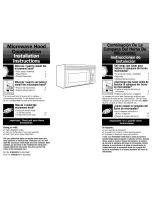 Preview for 1 page of Kenmore 66562612300 Installation Instructions Manual