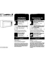 Preview for 1 page of Kenmore 66568600 Installation Instructions Manual