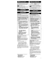 Preview for 2 page of Kenmore 66575832001 Installation Instructions Manual