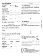 Preview for 21 page of Kenmore 6703 - Elite Oasis 7.0 cu. Ft. Capacity Flat Back Electric Dryer Use & Care Manual