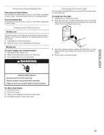 Preview for 25 page of Kenmore 6703 - Elite Oasis 7.0 cu. Ft. Capacity Flat Back Electric Dryer Use & Care Manual