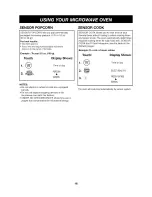 Preview for 16 page of Kenmore 6790 - Elite 1.5 cu. Ft. Convection Microwave Use And Care Manual