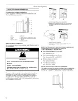 Предварительный просмотр 14 страницы Kenmore 6806 - Elite Oasis ST 7.6 cu. Ft. Capacity Electric Dryer Use And Care Manual