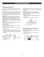 Предварительный просмотр 19 страницы Kenmore 6929 - 22.1 cu. Ft. Top Freezer Refrigerator Use & Care Manual