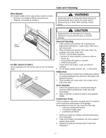 Preview for 13 page of Kenmore 69872 Use & Care Manual