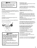 Preview for 31 page of Kenmore 720-0830S Use & Care Manual