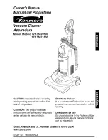 Kenmore 721.358205 Owner'S Manual preview