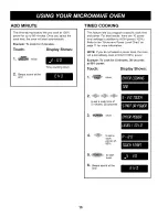 Предварительный просмотр 10 страницы Kenmore 721.61283 Use And Care Manual