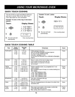 Предварительный просмотр 12 страницы Kenmore 721.62223 Use And Care Manual