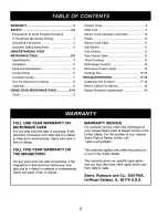 Preview for 2 page of Kenmore 721.62342 Use And Care Manual