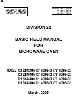 Kenmore 721.62642 Basic Field Manual предпросмотр