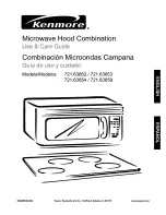 Kenmore 721.63652 Use And Care Manual предпросмотр