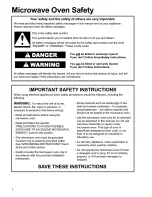 Preview for 4 page of Kenmore 721.64662 Use And Care Manual