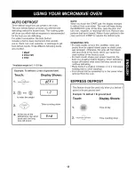 Preview for 11 page of Kenmore 721.66102 Use & Care Manual