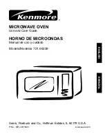 Kenmore 721.66339 Use And Care Manual preview