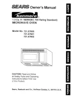 Kenmore 721.676 Owner'S Manual предпросмотр