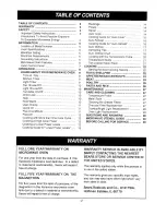 Preview for 2 page of Kenmore 721.676 Owner'S Manual