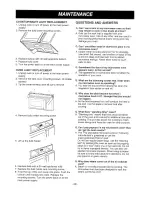 Preview for 28 page of Kenmore 721.676 Owner'S Manual