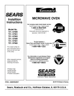 Предварительный просмотр 17 страницы Kenmore 721.67600 Installation Instructions Manual