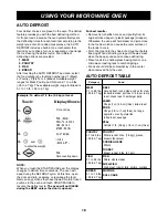 Preview for 18 page of Kenmore 721. 67902 Use And Care Manual