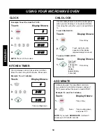 Предварительный просмотр 10 страницы Kenmore 721.69072 Use And Care Manual