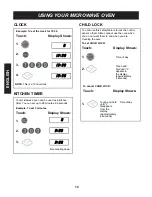 Preview for 10 page of Kenmore 721.69113 Use And Care Manual