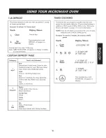 Preview for 16 page of Kenmore 721.6912 Series Use & Care Manual