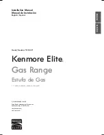 Kenmore 721.7603 series Installation Manual preview