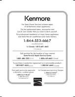 Предварительный просмотр 28 страницы Kenmore 721.7603 series Installation Manual