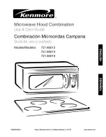 Kenmore 721.80012 User Manual предпросмотр