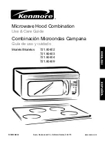 Preview for 1 page of Kenmore 721.80402 Use & Care Manual