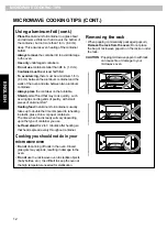 Preview for 12 page of Kenmore 721.80402 Use & Care Manual