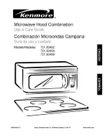 Preview for 1 page of Kenmore 721.80492 Use & Care Manual