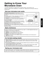 Preview for 7 page of Kenmore 721.80492 Use & Care Manual