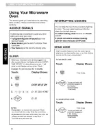 Preview for 12 page of Kenmore 721.80492 Use & Care Manual