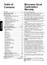 Preview for 2 page of Kenmore 721.80522 Use & Care Manual