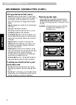 Preview for 12 page of Kenmore 721.80522 Use & Care Manual