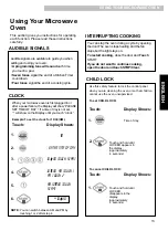 Preview for 13 page of Kenmore 721.80522 Use & Care Manual