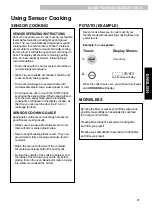 Preview for 21 page of Kenmore 721.80522 Use & Care Manual