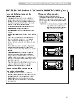 Preview for 41 page of Kenmore 721.80522 Use & Care Manual