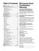 Preview for 2 page of Kenmore 721.80822 Use & Care Manual